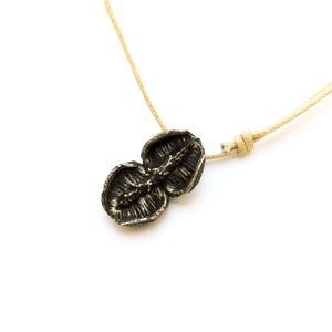 Pittosporum tobira fruit hanger, sterling zilveren hanger, handgemaakte sieraden, botanische sieraden, speciale sieraden, unisex hanger