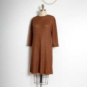 50s knit Caledonia dress / large