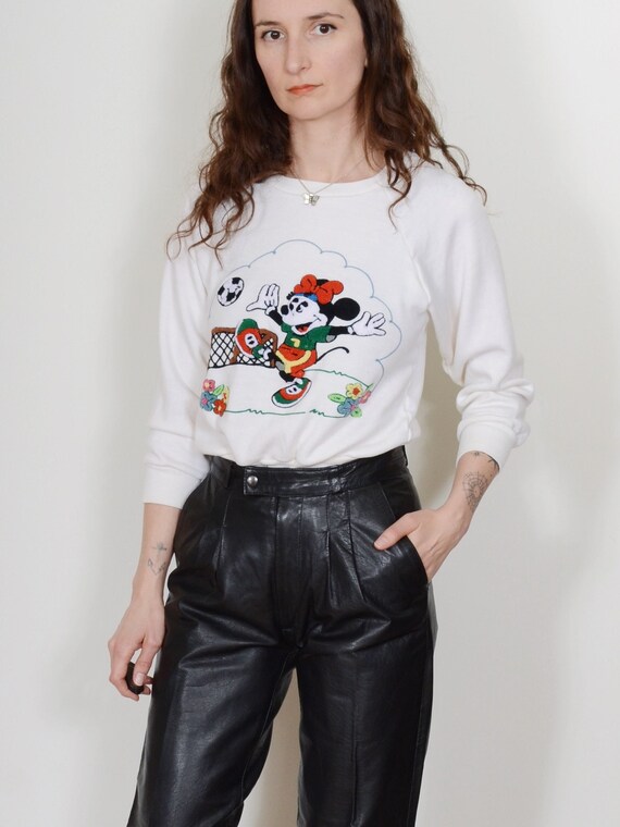 80s Minnie Mouse raglan / XS - small