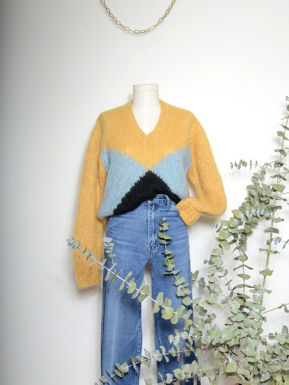 60s Italian mohair sweater / small - medium
