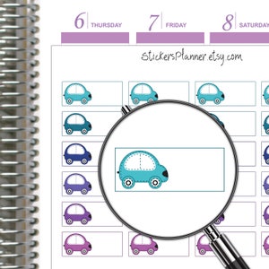 Autostickers Planner Autobetaling Erin Condren Happy Plannerstickers Regenboogstickers Road Trip-stickers (i39-2)