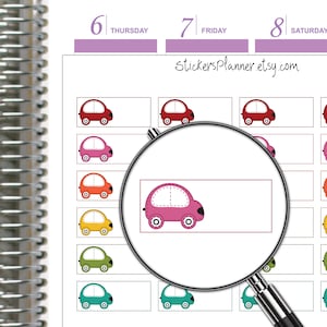 Auto Zahlung Aufkleber Planer Erin Condren Happy Planner Regenbogen Road Trip Aufkleber, Veranstalter