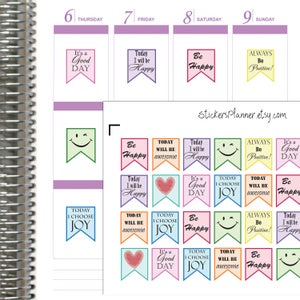 Stickers inspirants Agenda Agenda Calendriers Erin Condren Happy Planner organisateur agenda (if4)