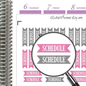 Agenda Stickers Agenda fonctionnel Erin Condren tous les jours Agenda quotidien (ik7)