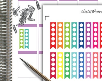 Rainbow Checklist Stickers Planner Functional Erin Condren Happy Planner everyday ihf5RAD1