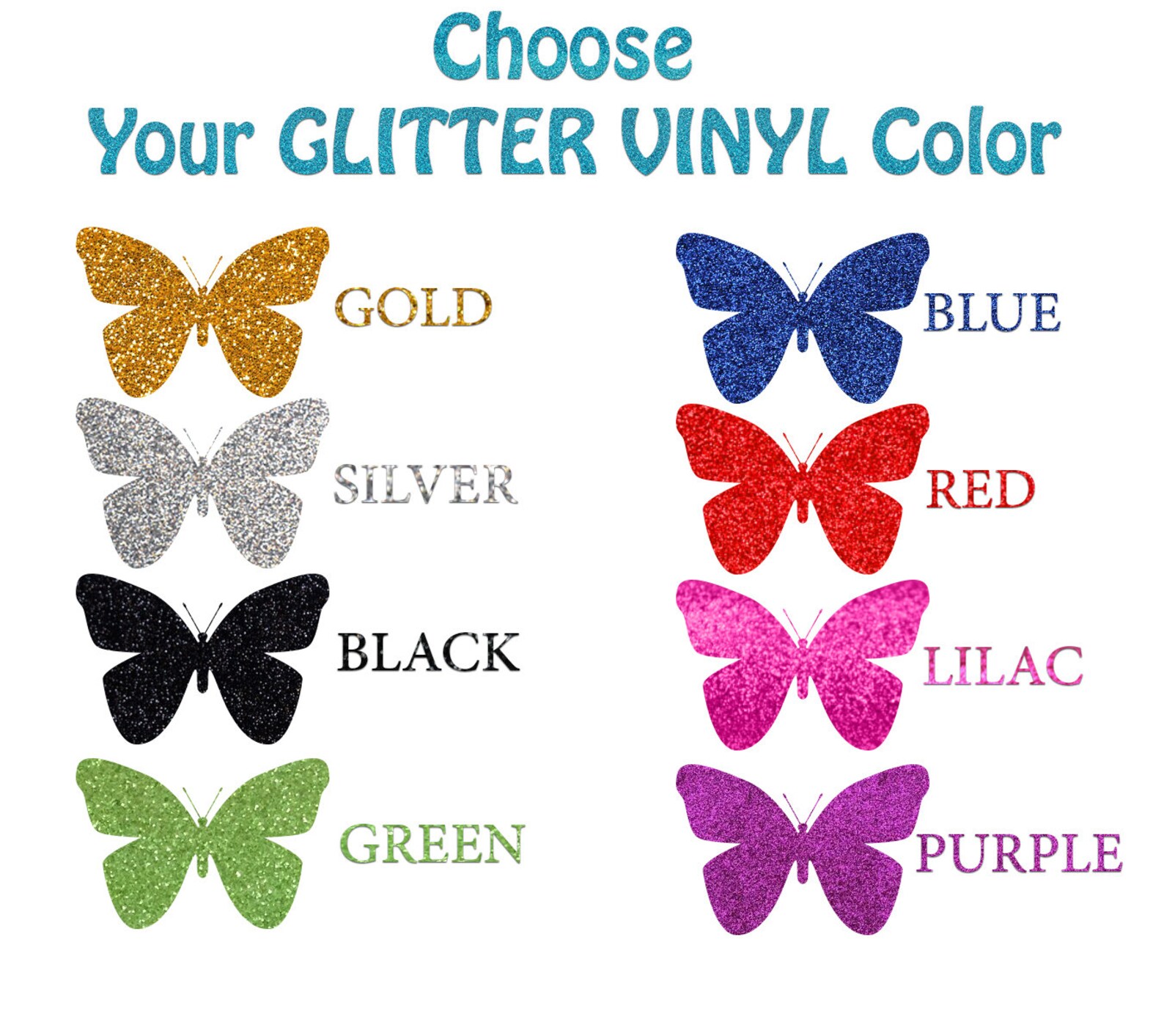 20 Gold GLITTER Moon Stickers Glitter Vinyl Glitter Stickers Moon