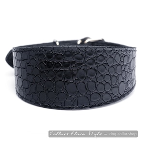 Leather Italian Greyhound collar, Sighthound collar, Whippet collar, Lurcher Saluki collar for dog girl or boy| Halsband italiaanse windhond