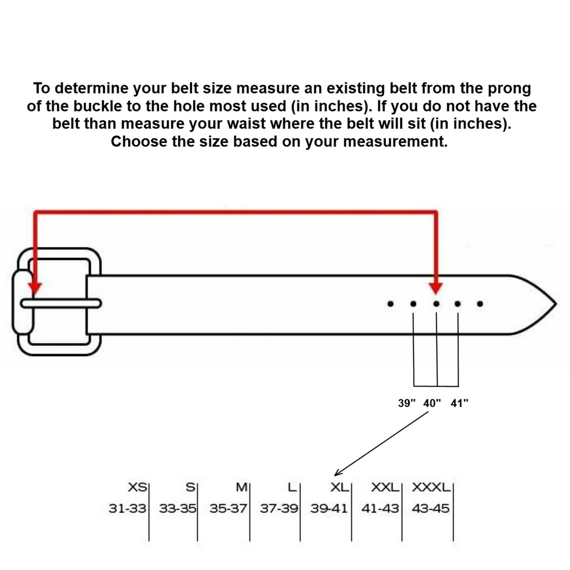 Leather belt with solid brass buckle Mens leather belt Mens Etsy