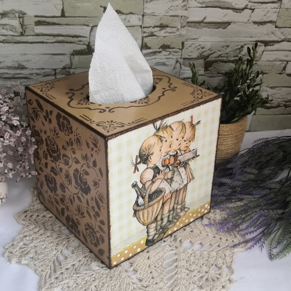 Dispenser Fazzoletti In Bambù - Scatola Portafazzoletti 25x13x7cm, Design Naturale - Foto 11