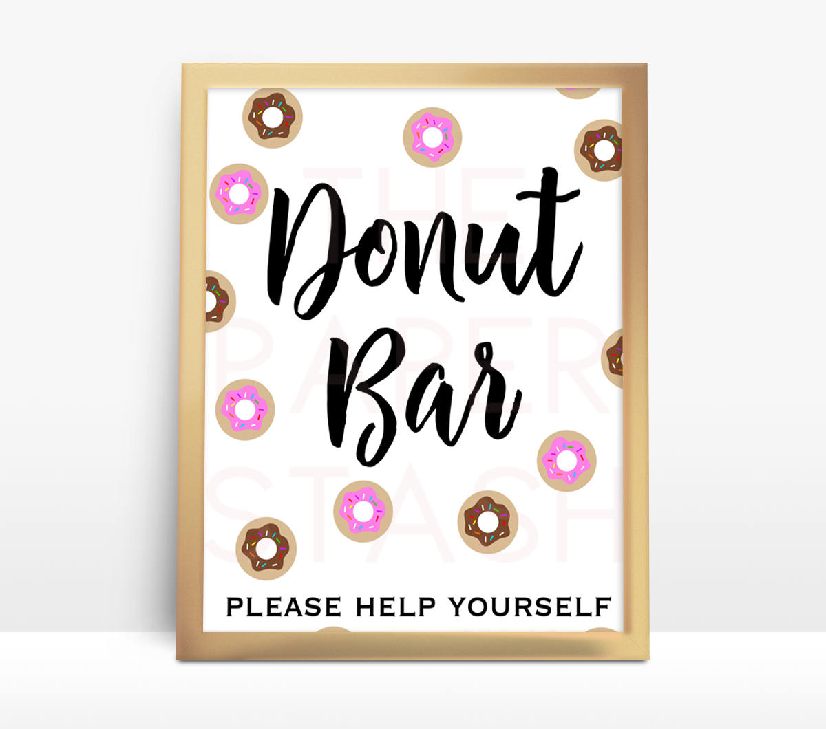 Donut Bar Sign 8x10 Wedding PRINTABLE Favours Treats Etsy donut-bar-sign-8x10-wedding-printable-favours-treats-etsy