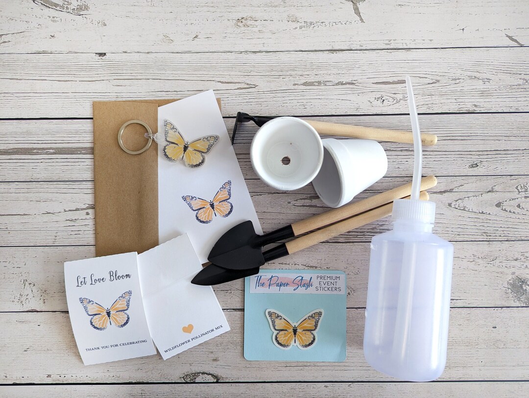Monarch Butterfly Starter Kit Pollinator Garden Gift Box Etsy