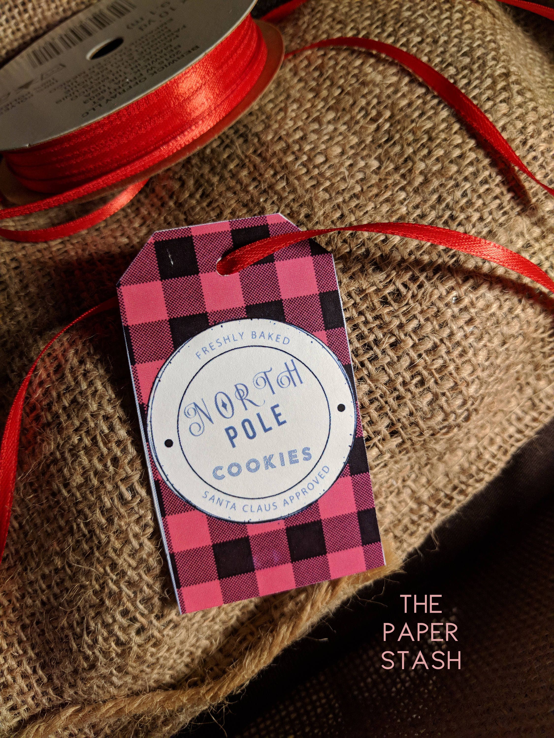 Cookie Tags North Pole Bakery Tags PRINTABLE Cookies Etsy