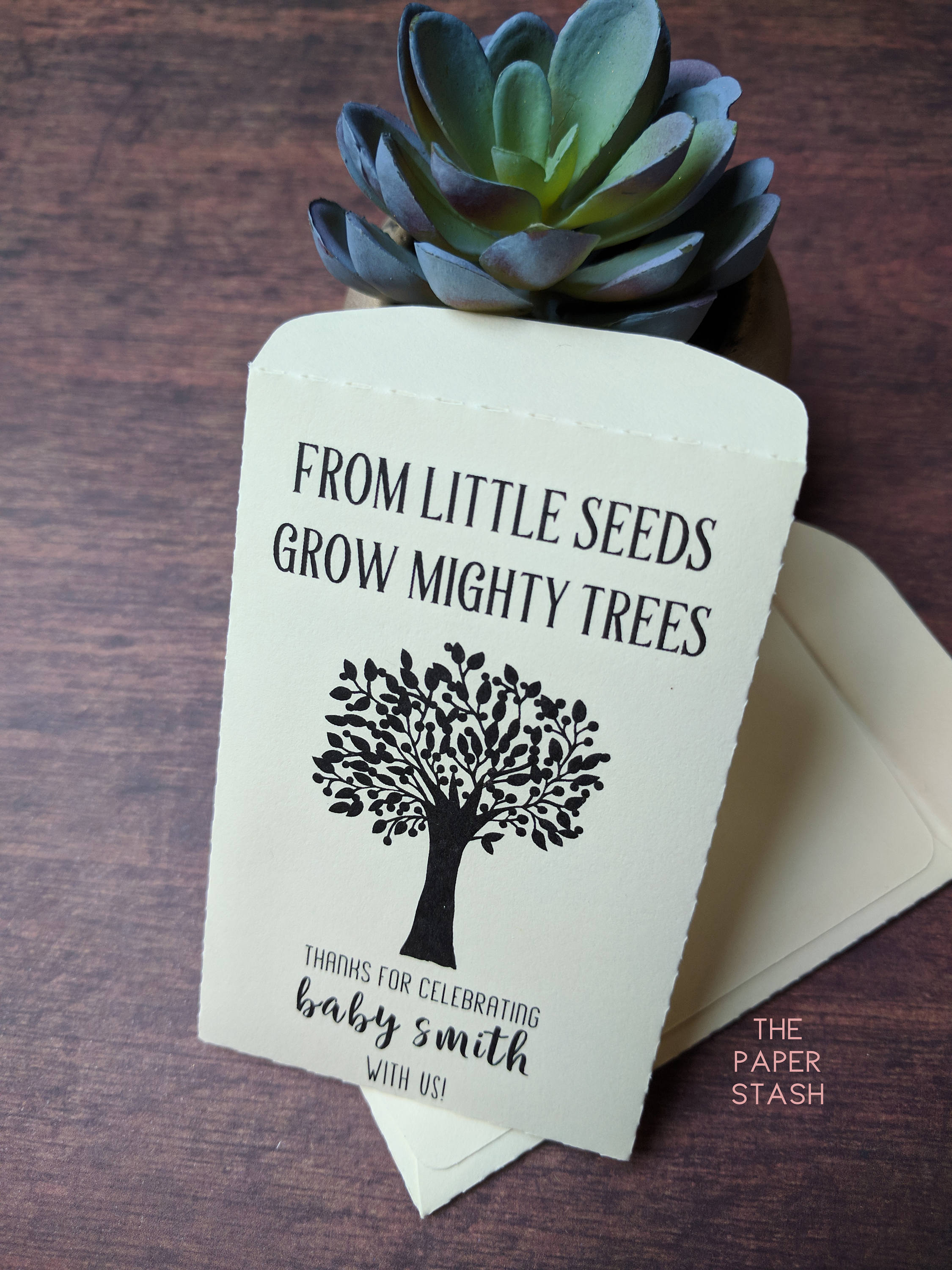 PRINTABLE Seed Packets From little Seeds Grow Mighty Trees | Etsy