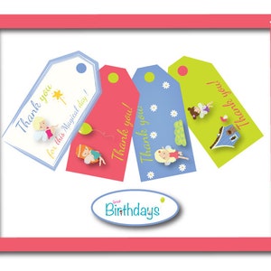 Fairies printable gift tags