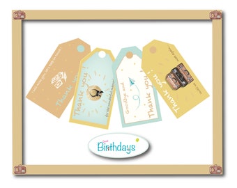 Goodbye party printable favor tags