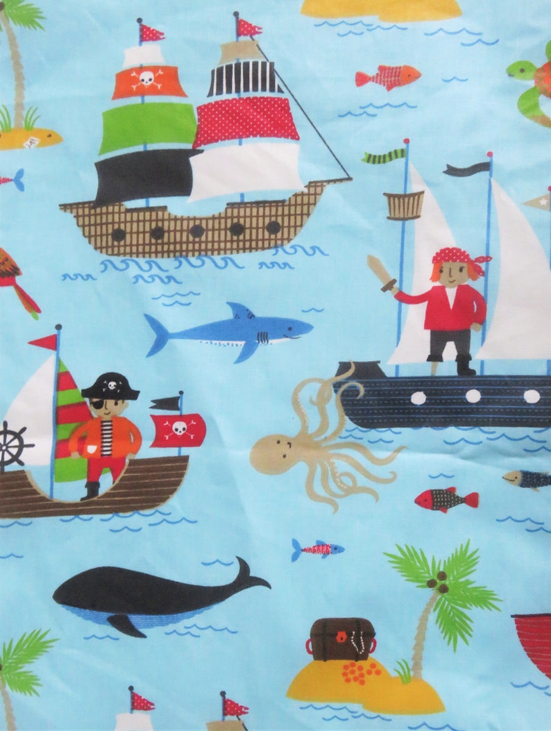tissu enduit \u00e9tanche int\u00e9rieur et ext\u00e9rieur 32 x 25 cm les pirates bleu sac de piscine doubl\u00e9 sac de plage