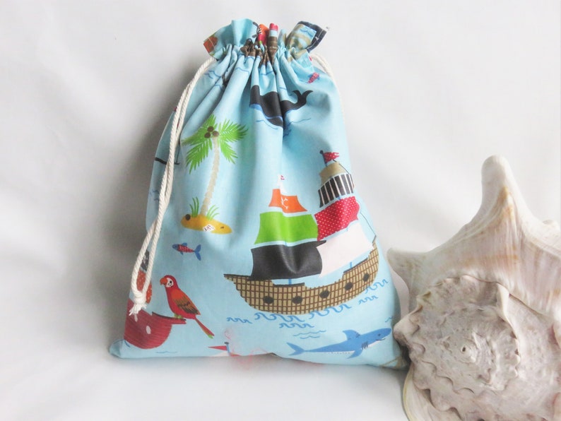 tissu enduit \u00e9tanche int\u00e9rieur et ext\u00e9rieur 32 x 25 cm les pirates bleu sac de piscine doubl\u00e9 sac de plage