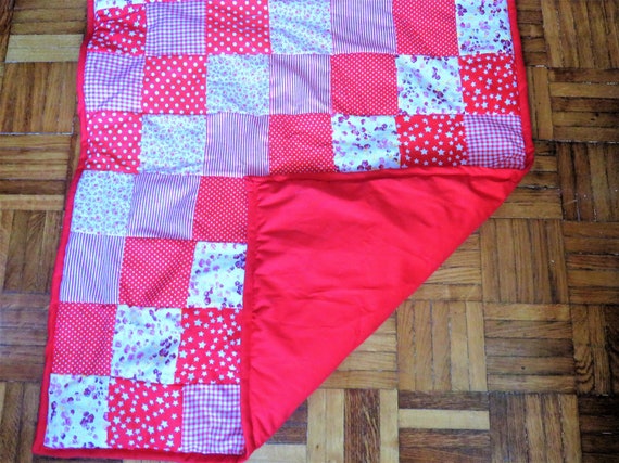 Tapis Courtepointe Patchwork Couverture Pour B U00e9b U00e9 Rouge Quilts Home Living Deshpandefoundationindia Org