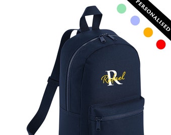 Personalsied Backpack Childrens Kids Boys Girls Back To School Bags