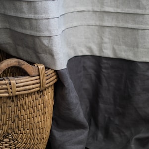 Natural Hemp Curtains: Beige Bohemian Window Drapes