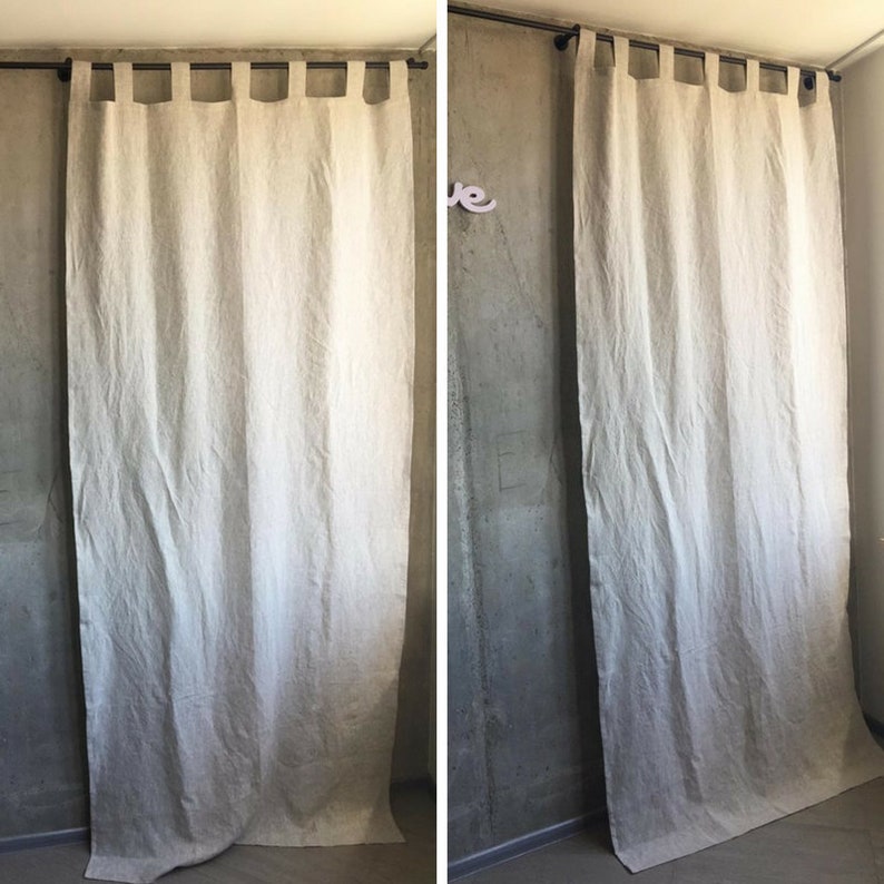 linen home decor window drape panel wall decor bedroom gift | etsy