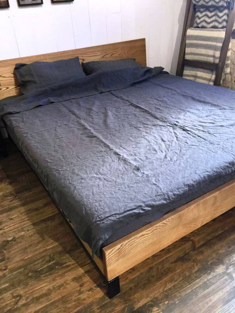 King Size Linen Bedding Set Organic Flax Linen Set Pure Etsy