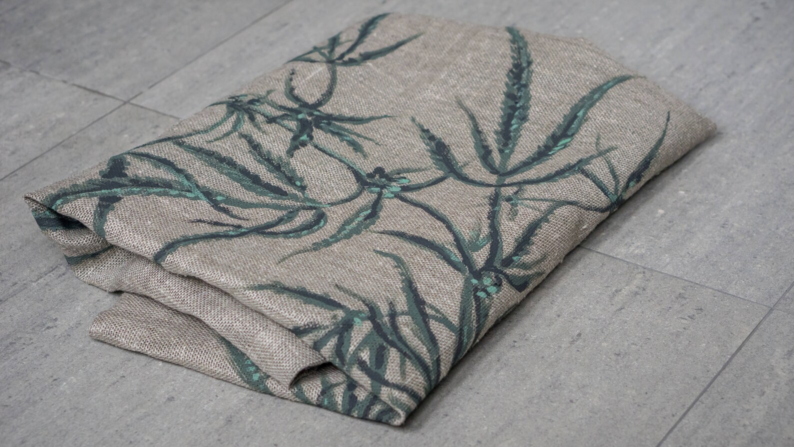 Hemp Art Wall Hanging Textile Fabric Wall Painting Etsy UK