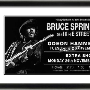 DIGITAL FILE ONLY*** Bruce Springsteen Poster Design / concert poster / retro concert poster / vintage poster  / original design