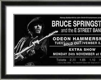 DIGITAL FILE ONLY*** Bruce Springsteen Poster Design / concert poster / retro concert poster / vintage poster  / original design