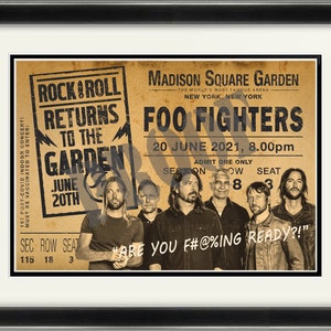 SOLO ARCHIVO DIGITAL*** Foo Fighters 2021 Artwork*** imprimible