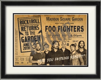 DIGITAL FILE ONLY*** Foo Fighters 2021 Artwork*** printable