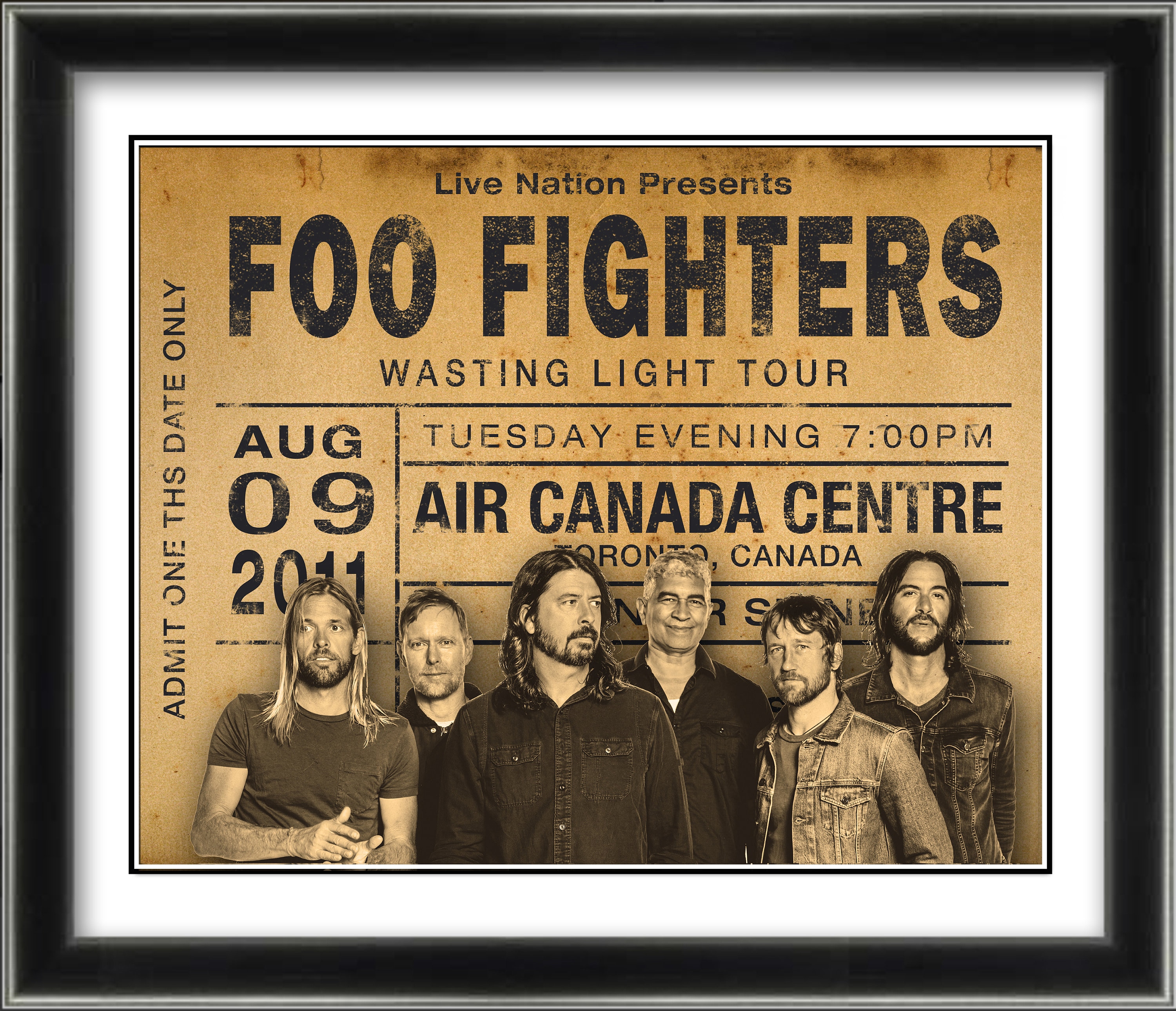 DIGITAL FILE ONLY*** Foo Fighters Ticket Stub Artwork*** Etsy