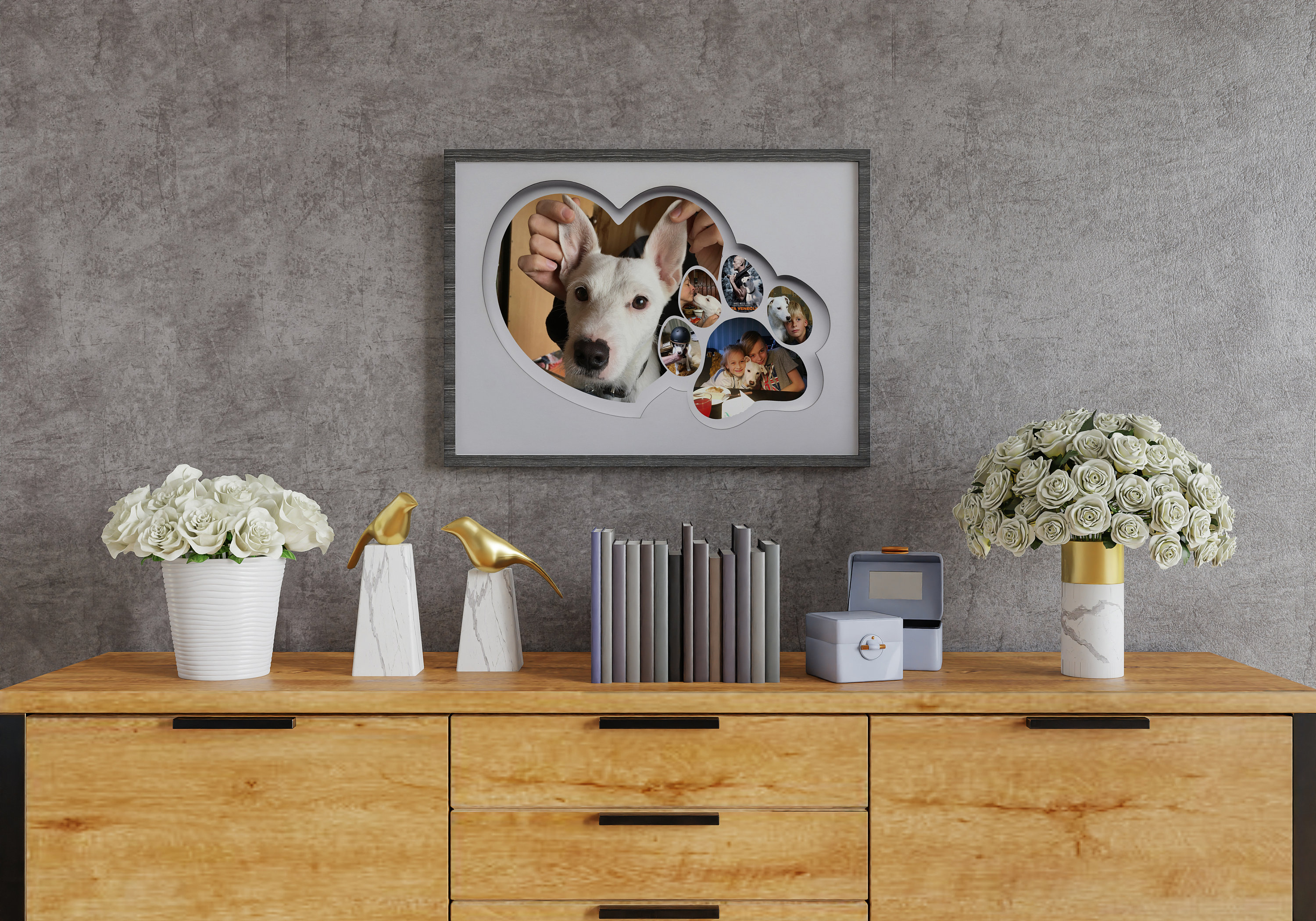 Dog Photo Collage Dog Poster Dog Photo Gift DIY Online | Etsy