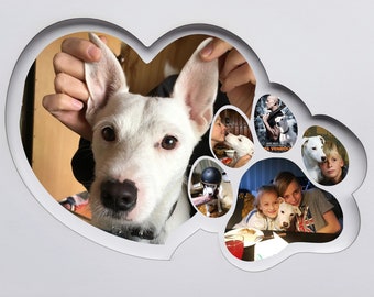 Personalized Dog Photo Collage: Pet Memorial Gift (DIY Online)