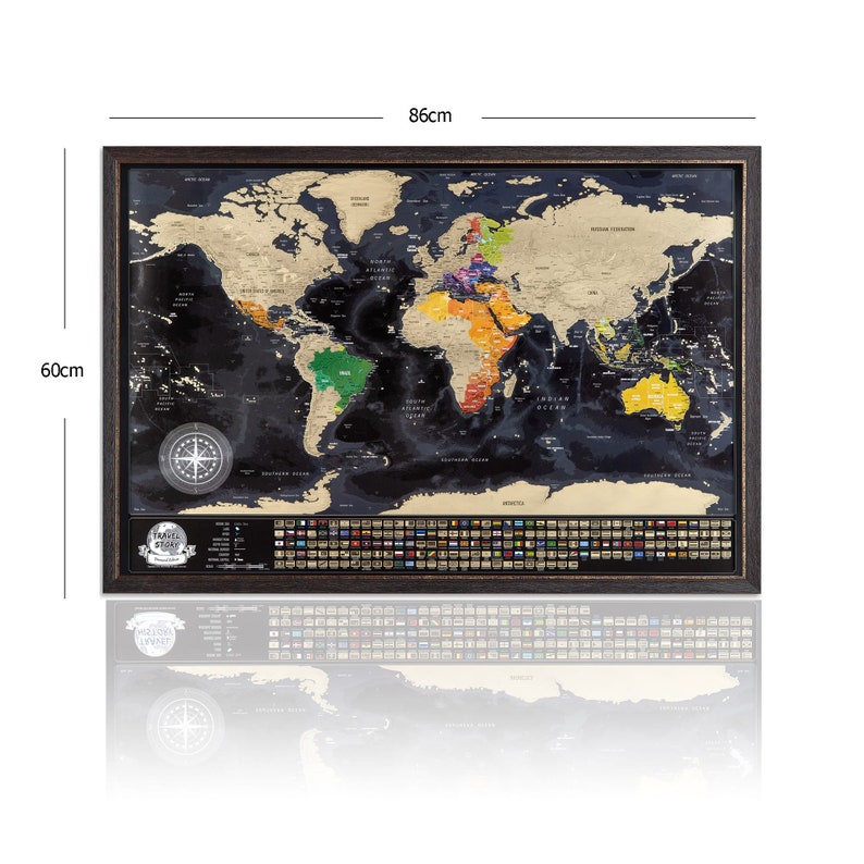 Scratch Yours Travels New Scratch off Maps Personalized Etsy UK