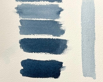 Indigo Watercolor Paint