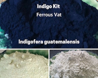 Kit Indigo Bac Ferreux Indigofera Guatemalensis - Colorants Naturels