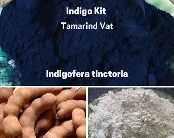 Indigo Kit Tamarind Vat Indigofera Tinctoria - Natural Dyes