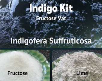 Indigo Kit Fructosevat Indigofera Suffruticosa - Natuurlijke kleurstoffen -