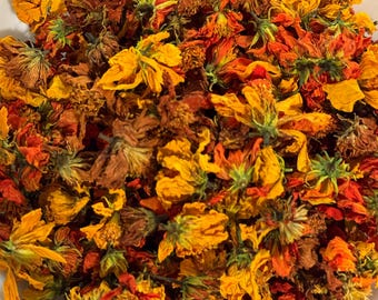 Sulfur Cosmos - Flores secas - se vende por onza