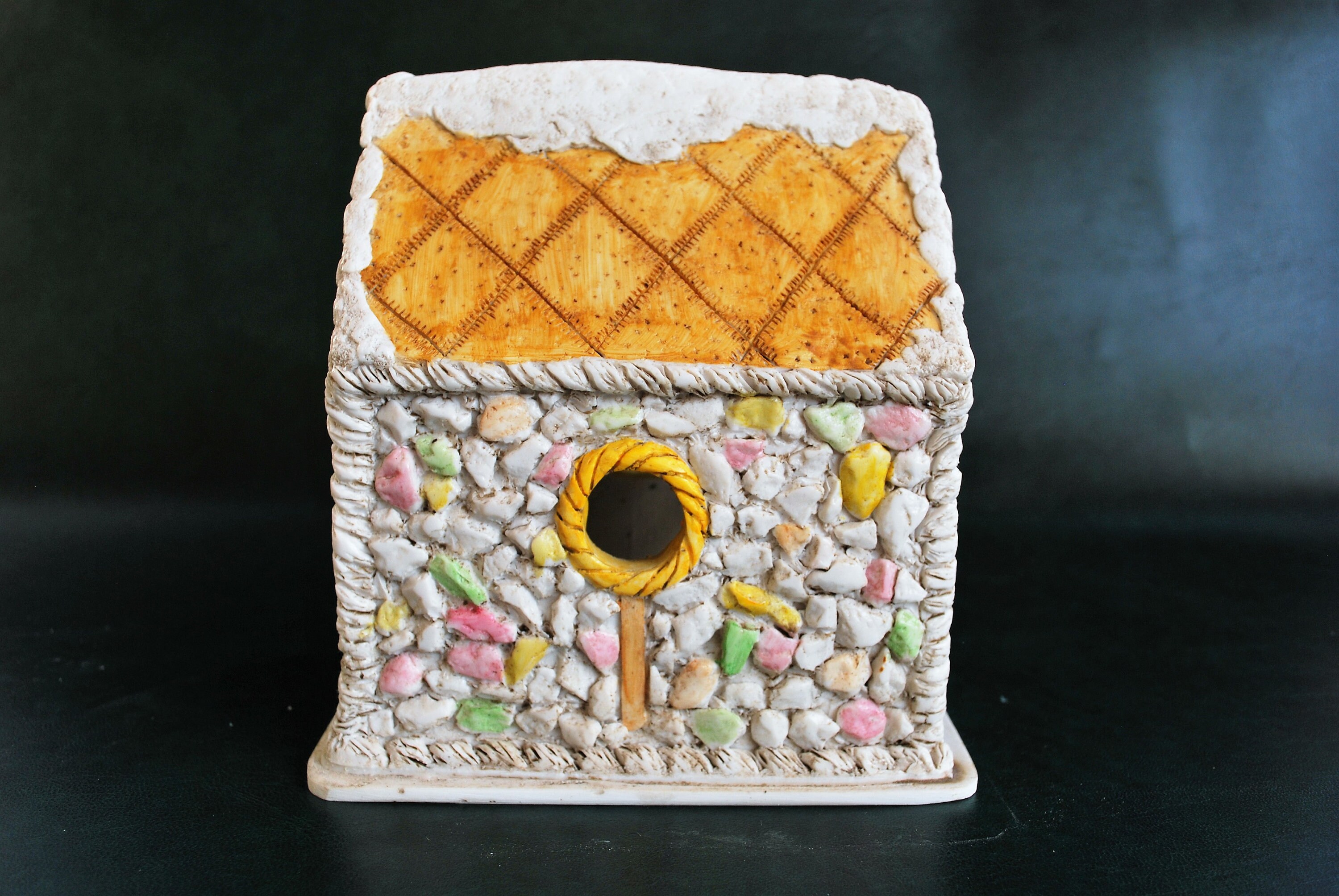 Gingerbread House W/ Tealight Candle Holder Etsy UK