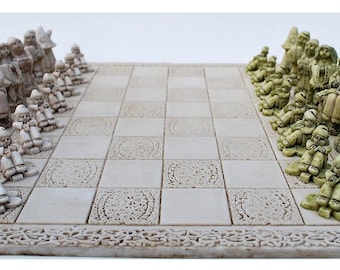 Leprechaun Chess Set w/ 32 County board