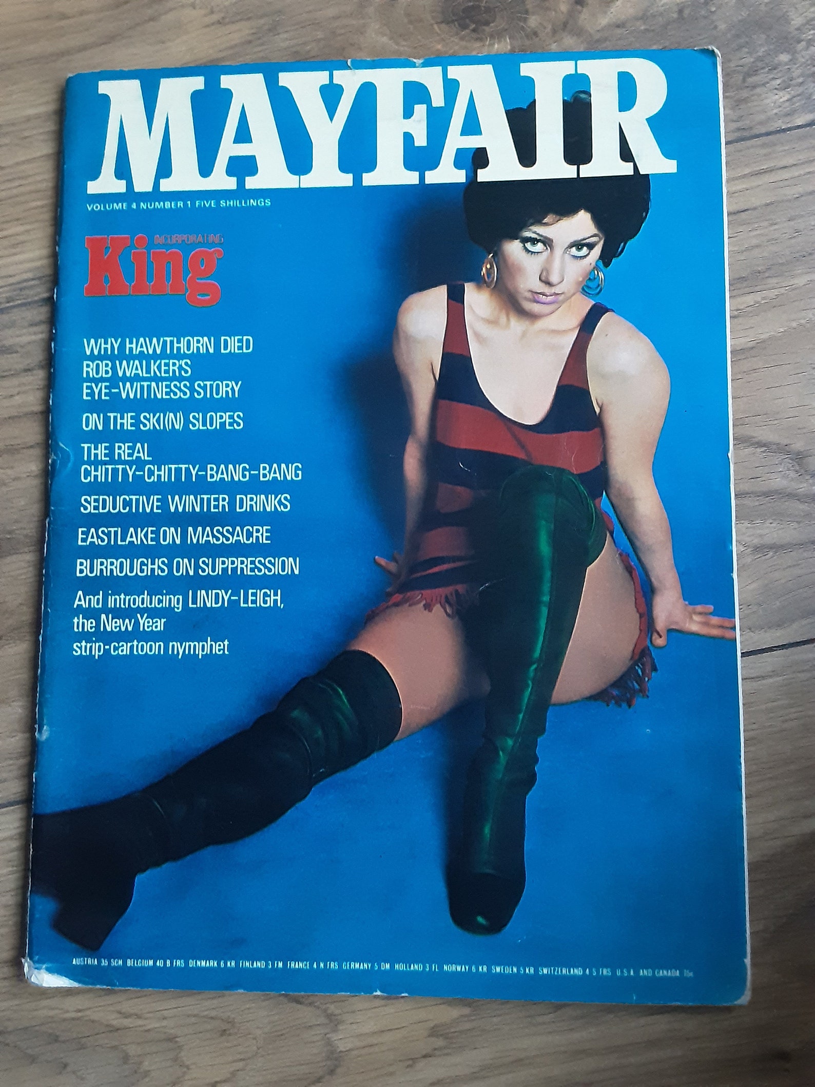 Vintage Mayfair Magazine Volume 4 Number 1 Etsy