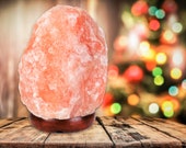 Natural Himalayan Salt Lamp 5-8 Lbs - Premium Quality Salt Crystal - Perfect Holiday Gift