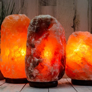 LARGE Natural Himalayan Salt Lamp - UL Approved Dimmer Cord