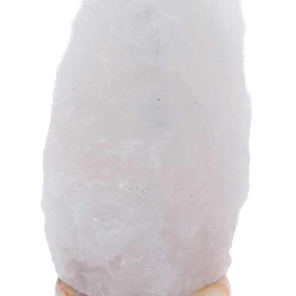 Natural White Salt Lamp (18-22 lb) (8-10 KG) (11-12")