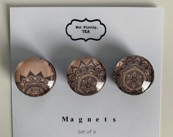 Mandala Magnets - Set of Three