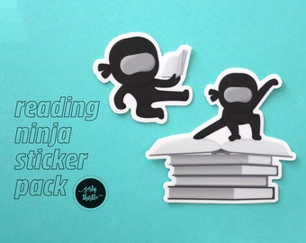 Reading Ninja Sticker Pack