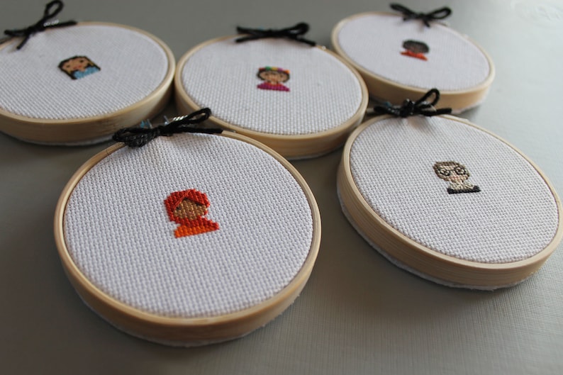 Tiny Frida A cross stitch pattern PDF instant download image 2