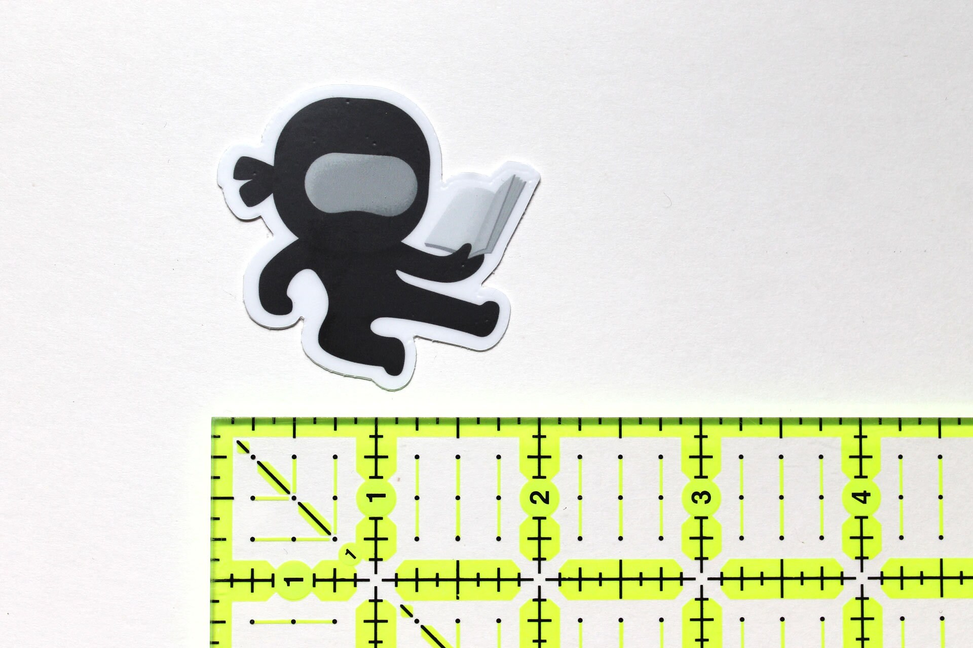 Library Ninja Sticker Reading Ninja Sticker Pack - Etsy